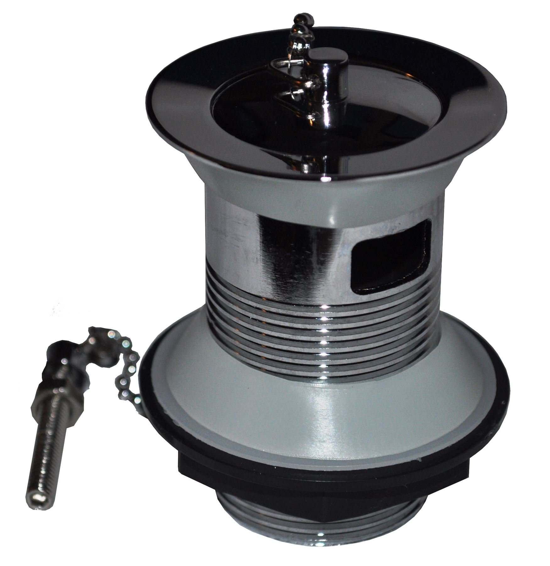 1 1/4 Inch Slotted Basin Waste with Chrome Plug Chain & Stay (Waste Traps for Sinks/Sink Waste Fittings/Sink Fittings/Sink Waste Fittings/Waste Fittings)