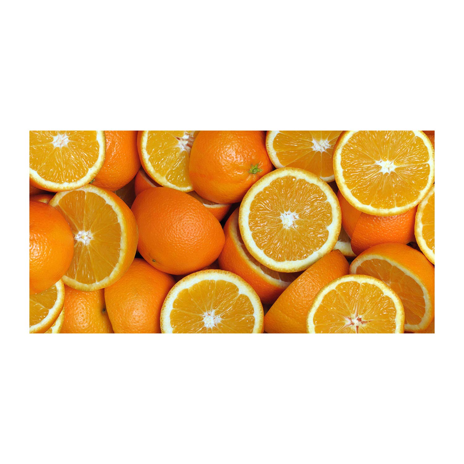 Mural art image verre plastique Tulup Naranja 100x50cm décoration murale plexiglas salon