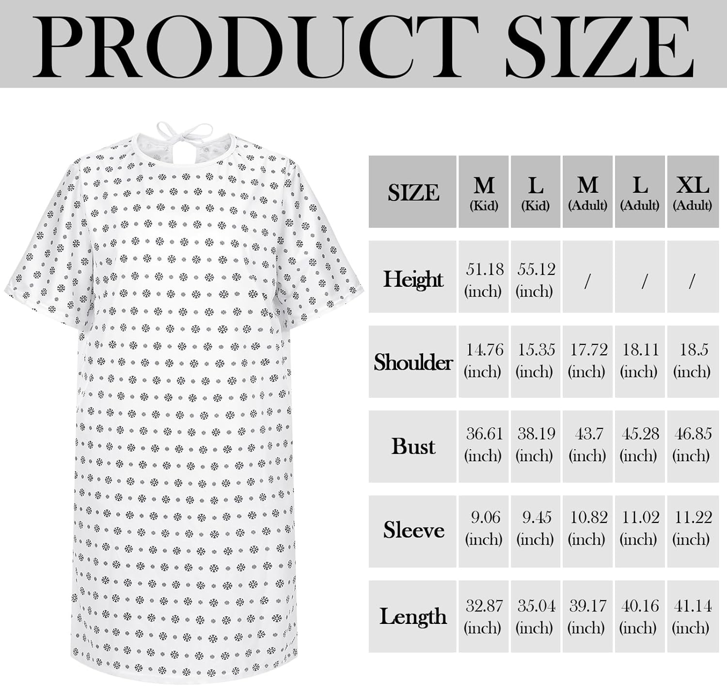 Cozypower Unisex Hospital Gowns Patient Gowns Funny Halloween Cosplay Costumes Halloween Dress up Party Medical Themed Events