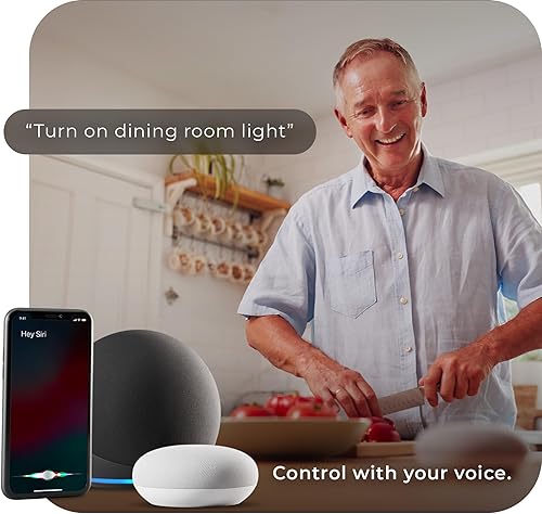 Miniatura 9 de GLOBE Electric 57503 Wi-Fi Smart 4 luces LED iluminación de pista, negro mate, no requiere concentrador, activado por voz, 28 W, 7 vatios por