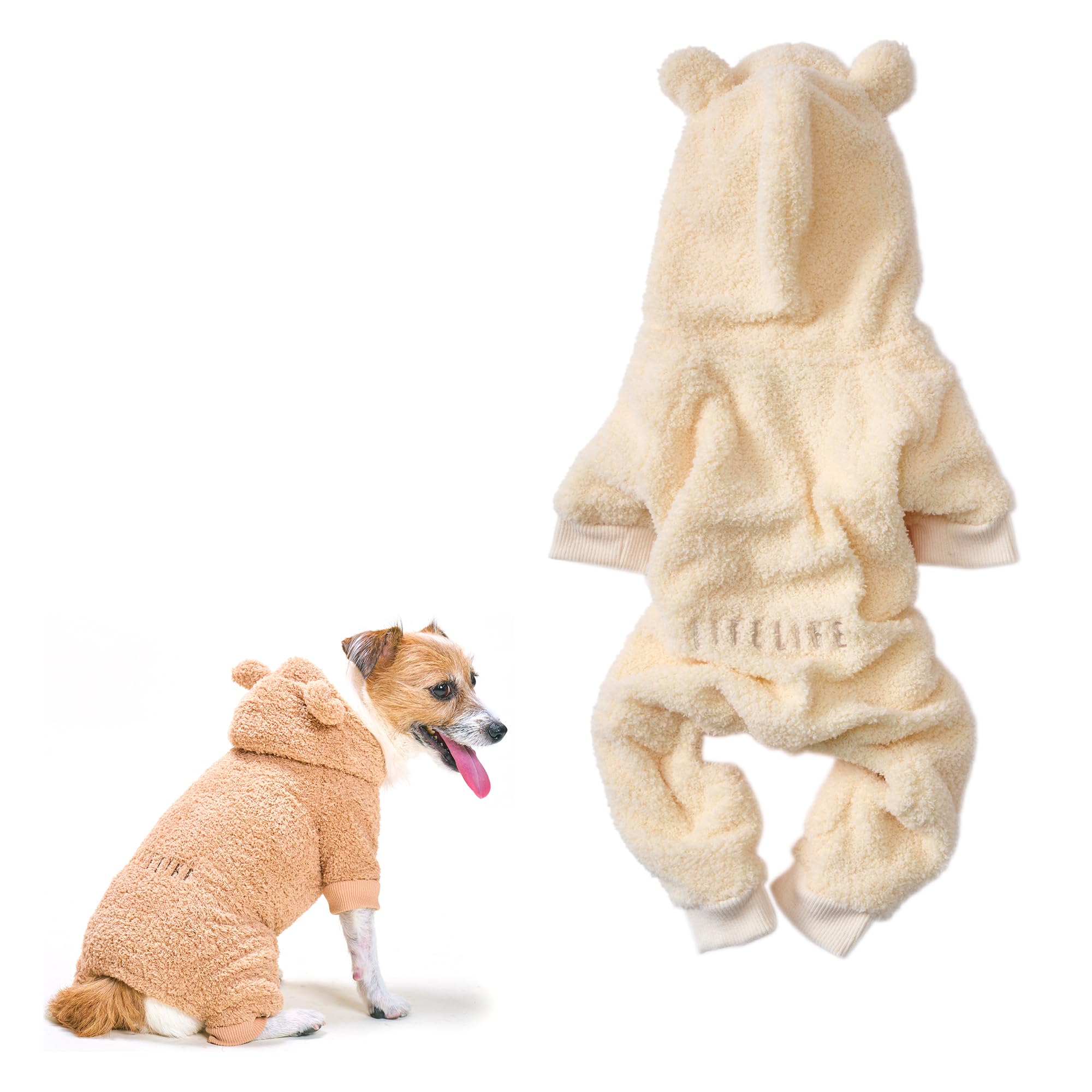 Amazon | 【LIFELIKE公式】くまもこロンパース 犬 服 シンプル