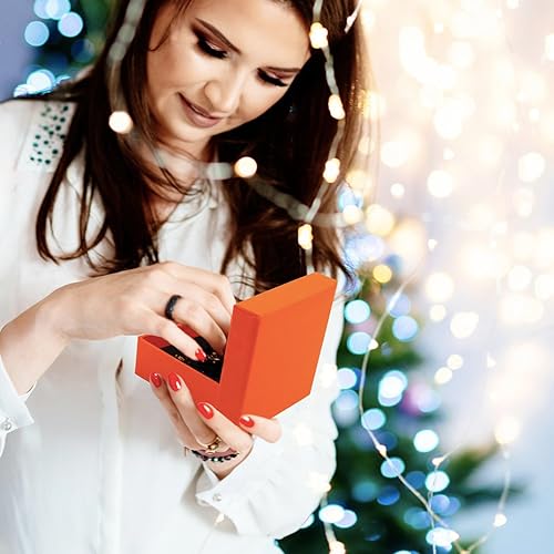 Miniatura 5 de Caja de regalo, caja de regalo, caja de regalo, 12 cajas de regalo cuadradas de cartón para joyas, caja de regalo de papel de cartón relleno de