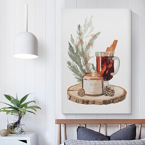 Miniatura 5 de LivasH CHRISTMAS PRINT, Weihnachten Wandkunst, Festlicher Druck, Winter Dekor, Xmas Decor Poster Picture Print Canvas Wall Art for Home Bedroom Wall