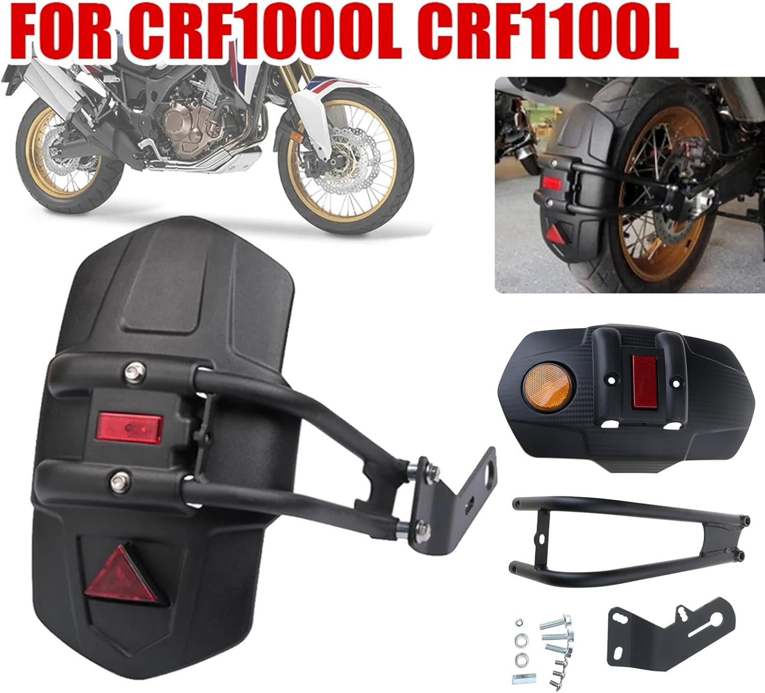 Replacement Splash Guard Motorcycle Accessory Rear Tire Mud Mudguards for CRF1000 CB1100X CB1100
