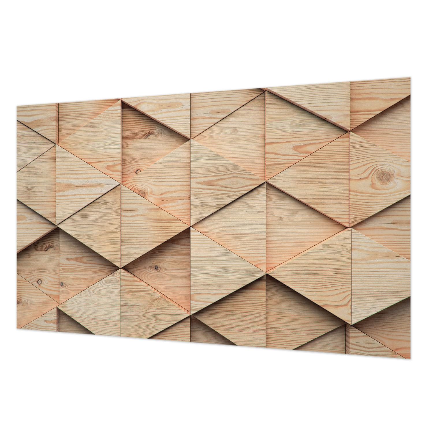 Mosaïque en bois intissé Tulup pour créer une ambiance chaleureuse de salon