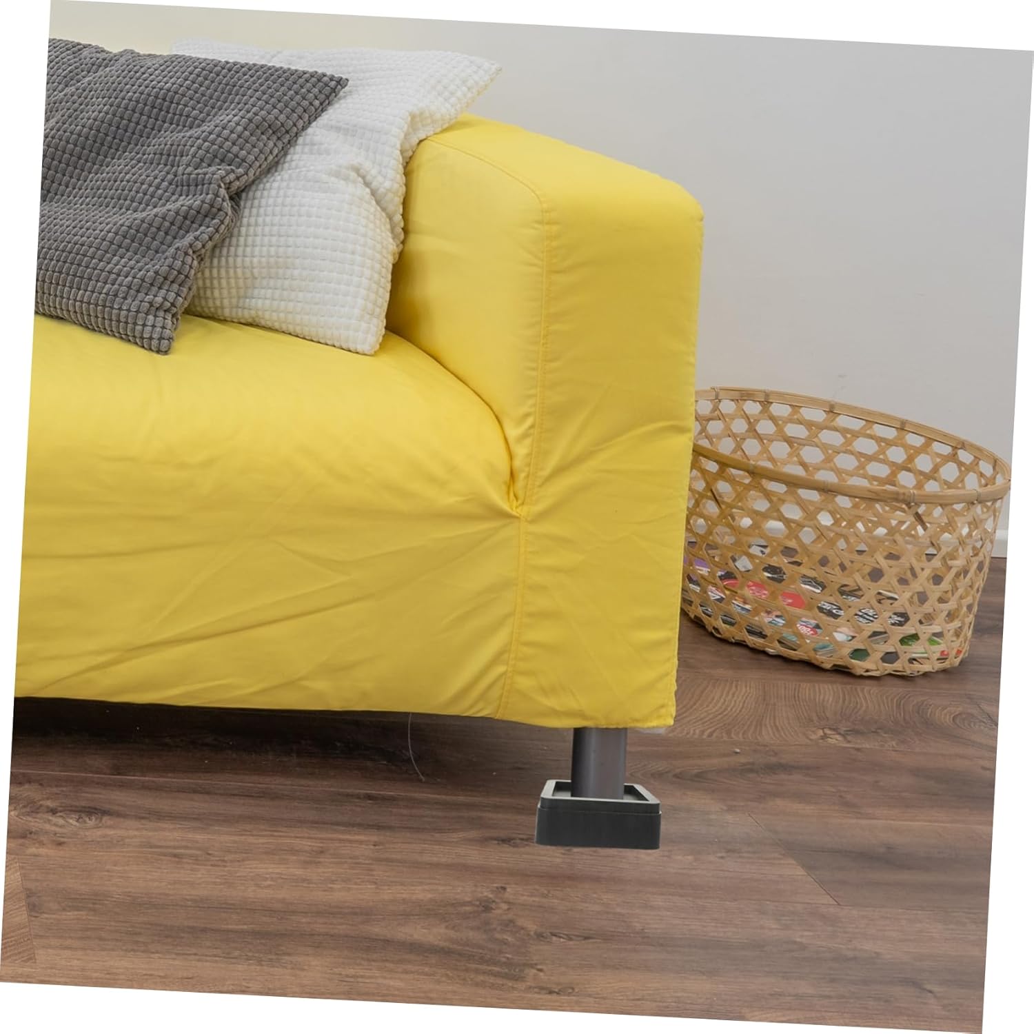 4pcs Bed Furniture Risers High Bed Riser Pads for Adjustable Mattress Slip Rubber Base for Tables and Chairs