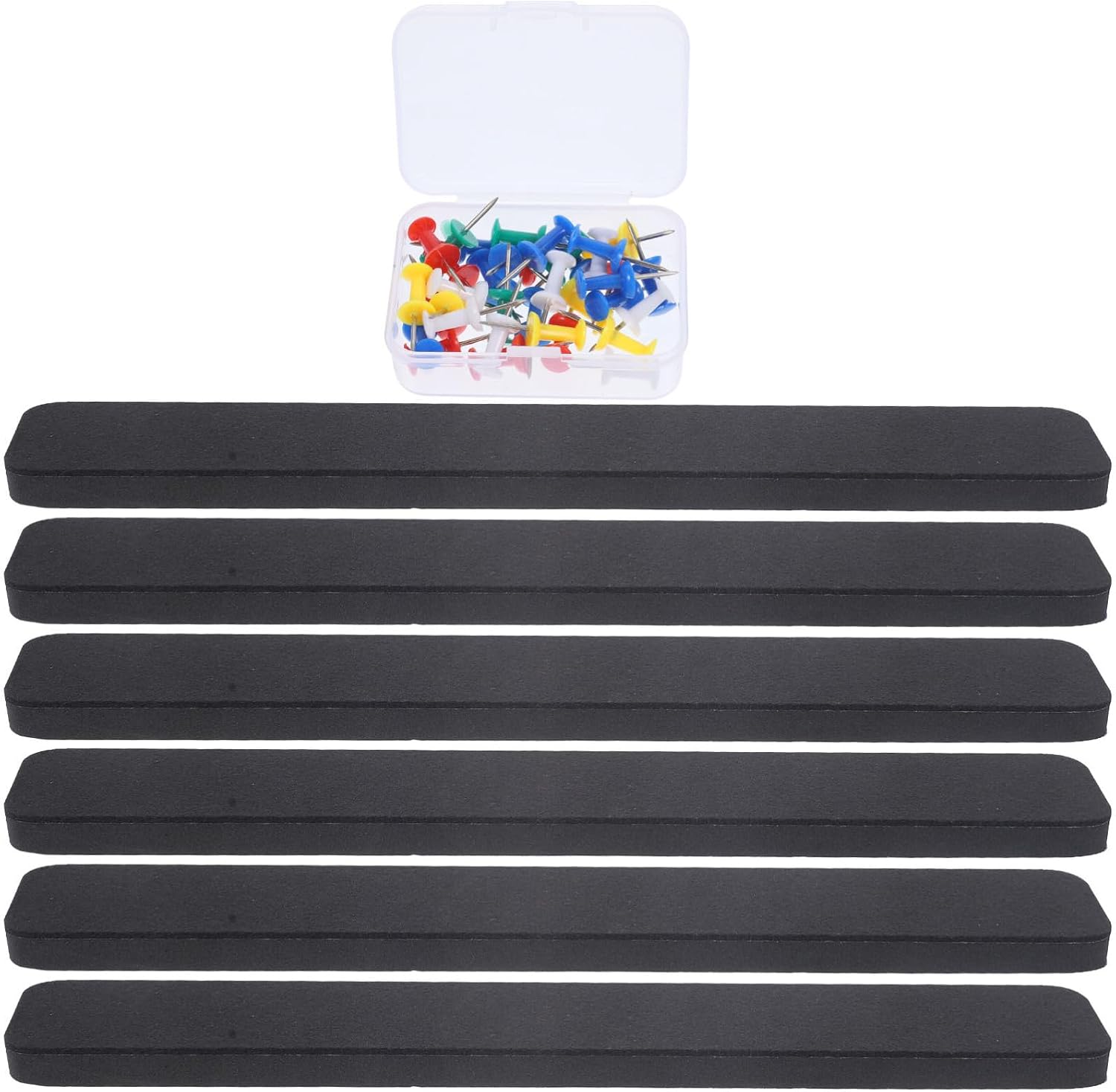 1set Felt Bulletin Board Strip Classroom Wall Pinboard Memo Felt Strip for Home School