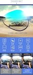 PUKCLAR Mens Driving Sunglasses Polarized Sports Sunglasses Al-Mg Metal Frame Cycling Fishing Golf Goggles