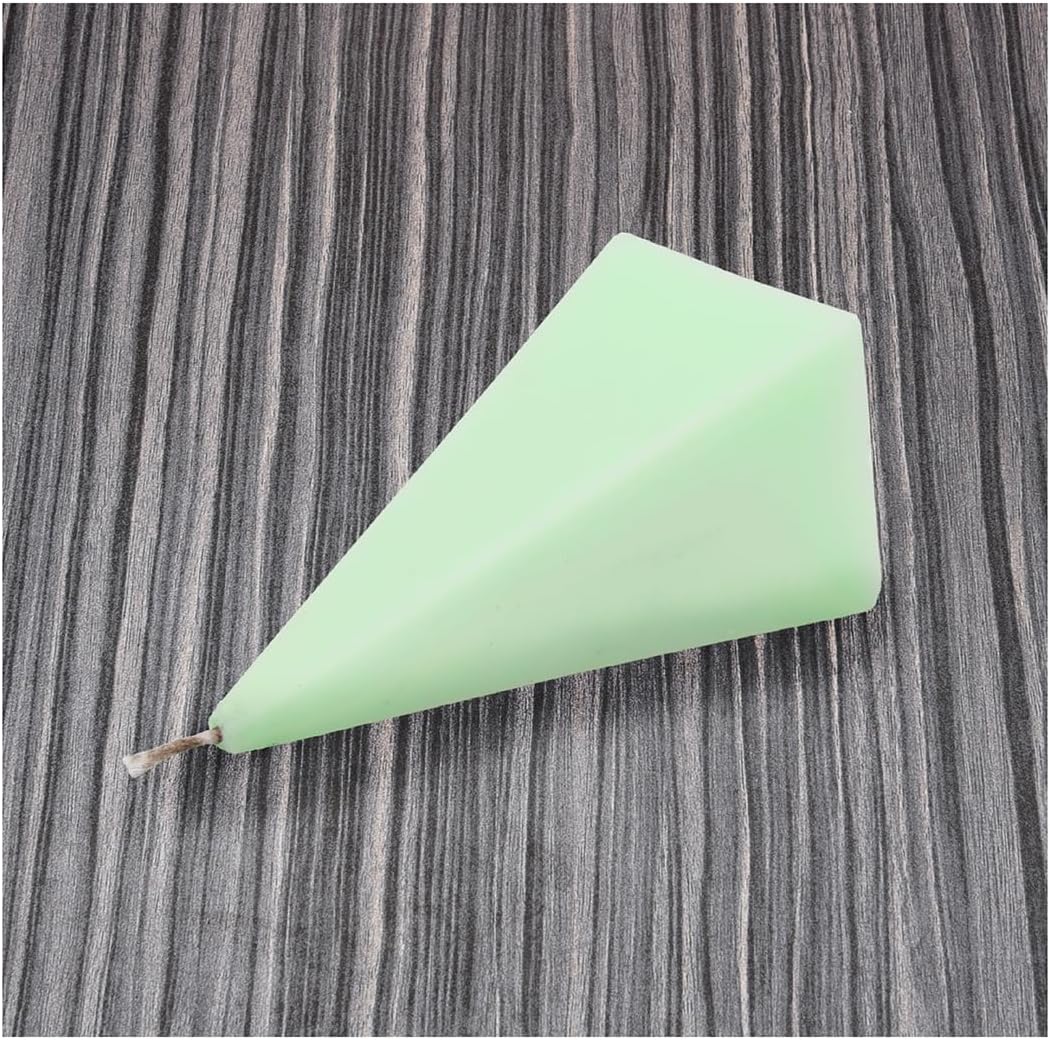 Blessfull Healing Green Color Pyramid Shape Soy Wax Candle for Home Decoration Wedding Christmas Birthday Valentine's Day