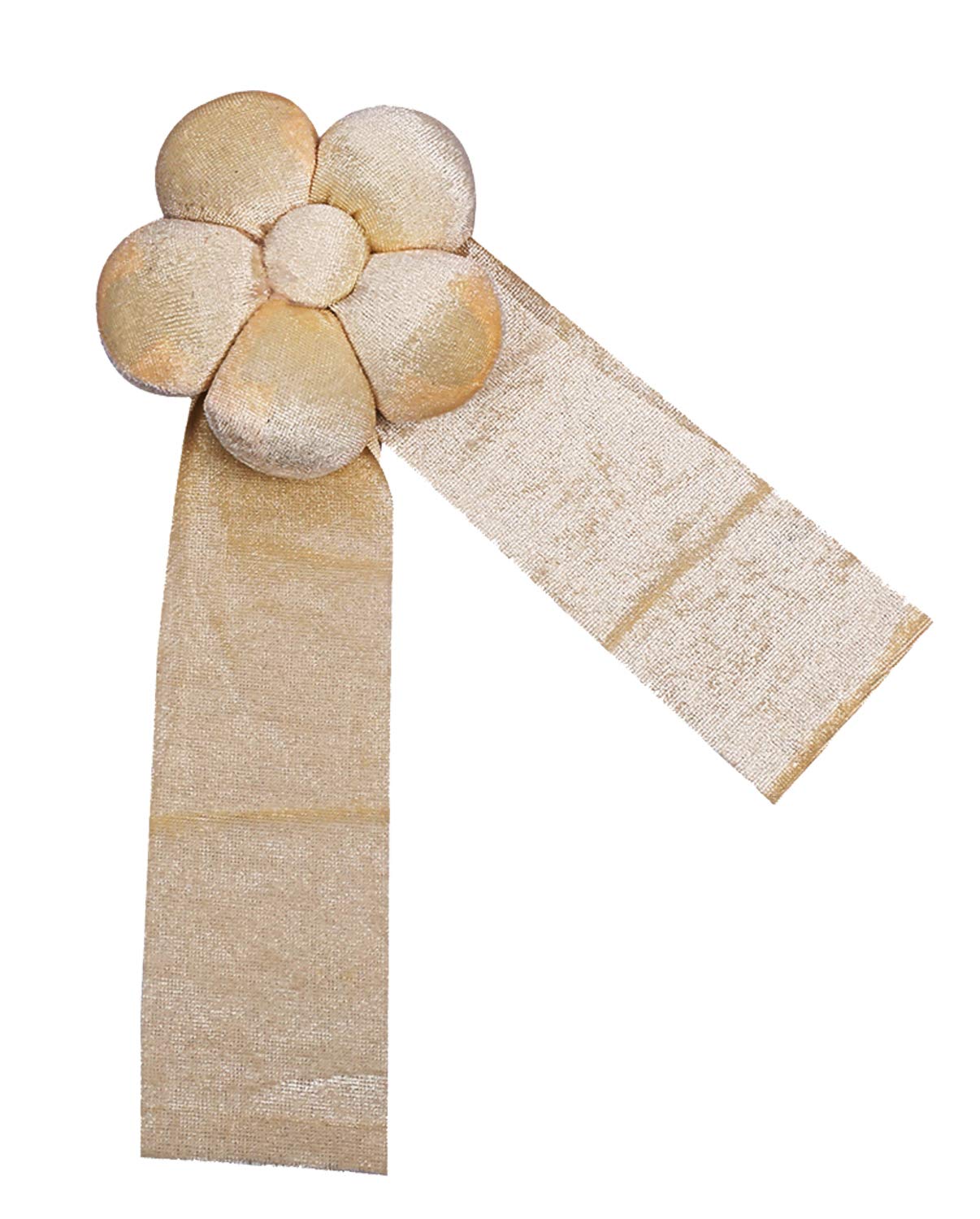 Kuber Industries Velvet 2 Pieces Curtain Tie Back Tassel Set (Gold), Standard (CTKTC024102) - Image 3 thumbnail