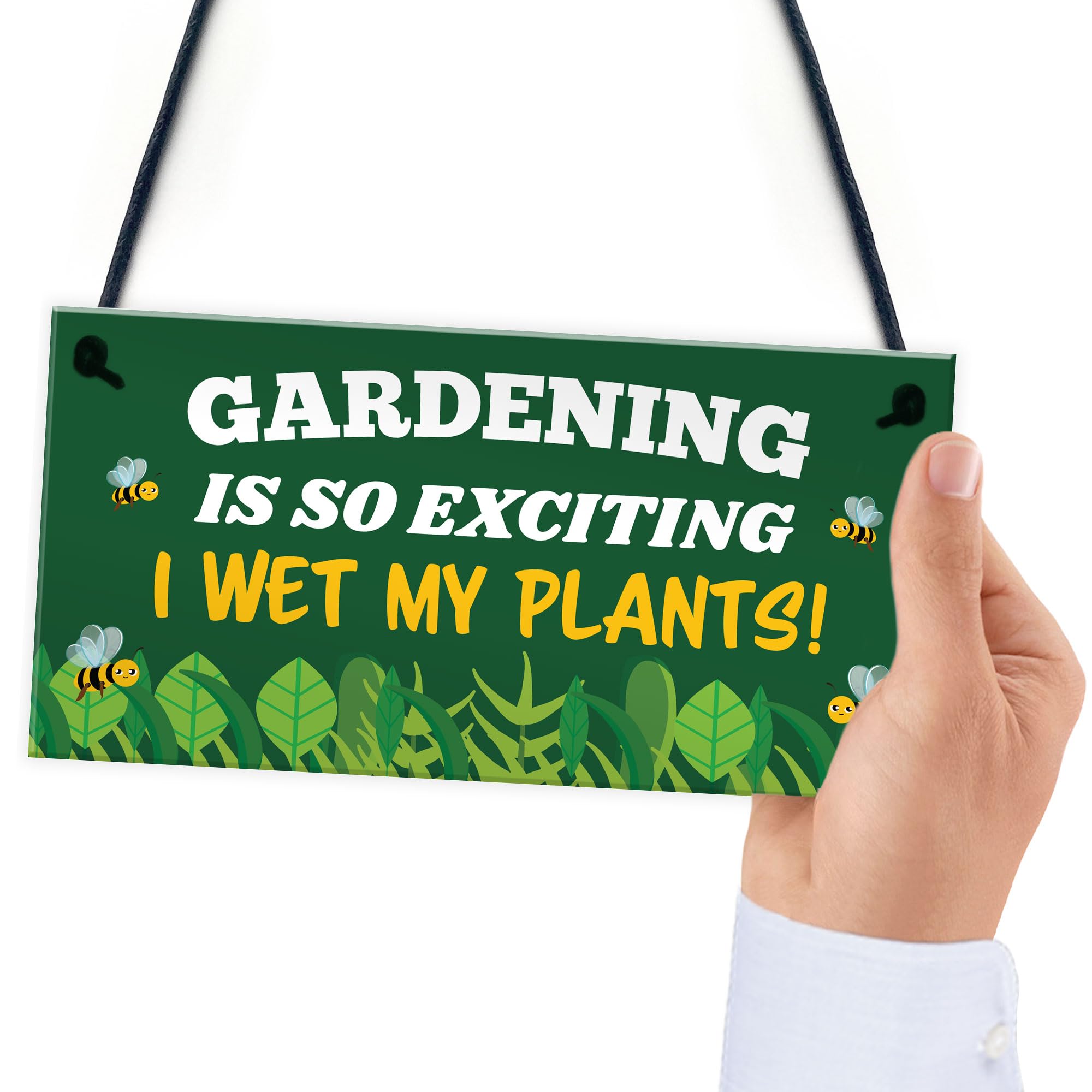 Red Ocean Gardening So Exciting I Wet My Plants Funny Garden Sign For Home Shed Summerhouse Sign Garden Plaque Gift For Him Her Friendship Gift