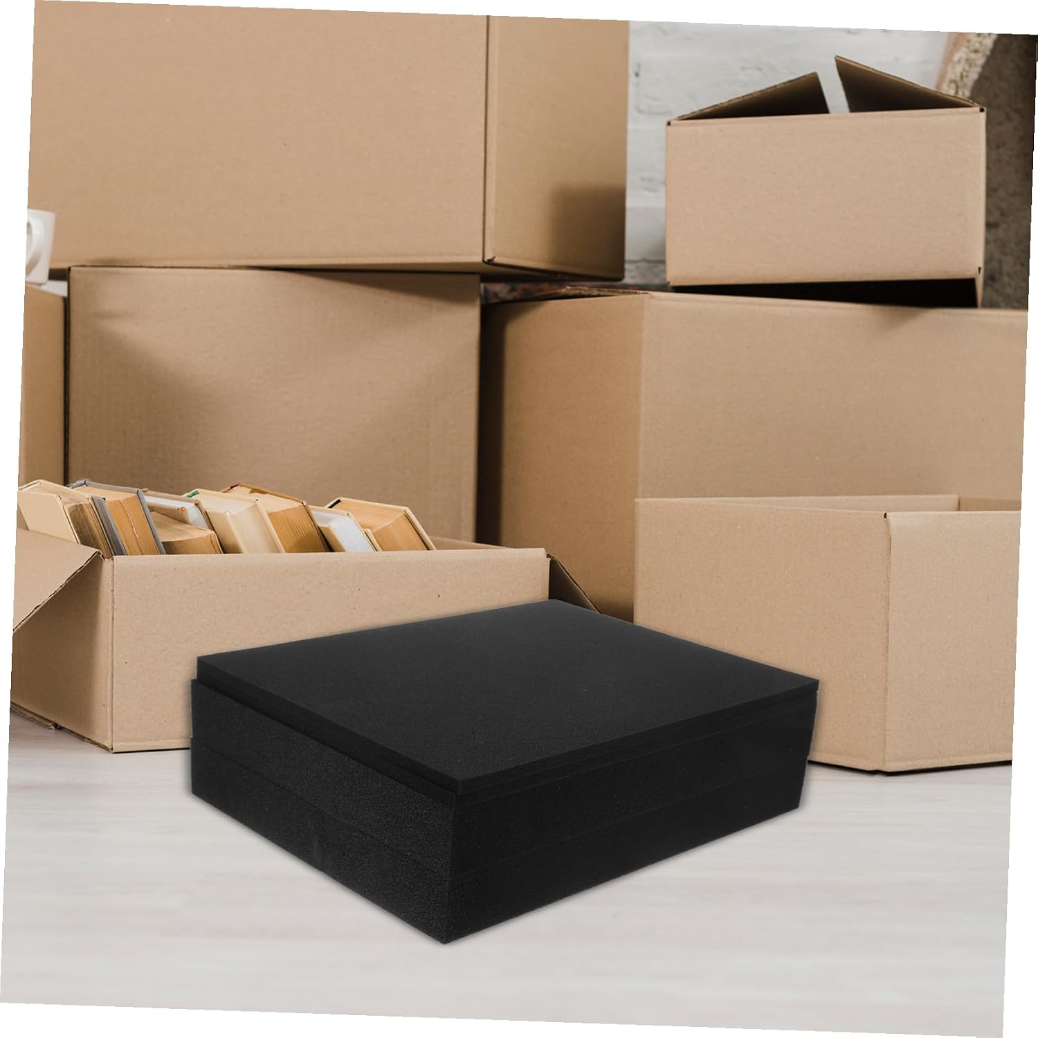 4pcs Packaging Filler Foam Inserts for Shipping Foam Sheets for Case Pluck for Business