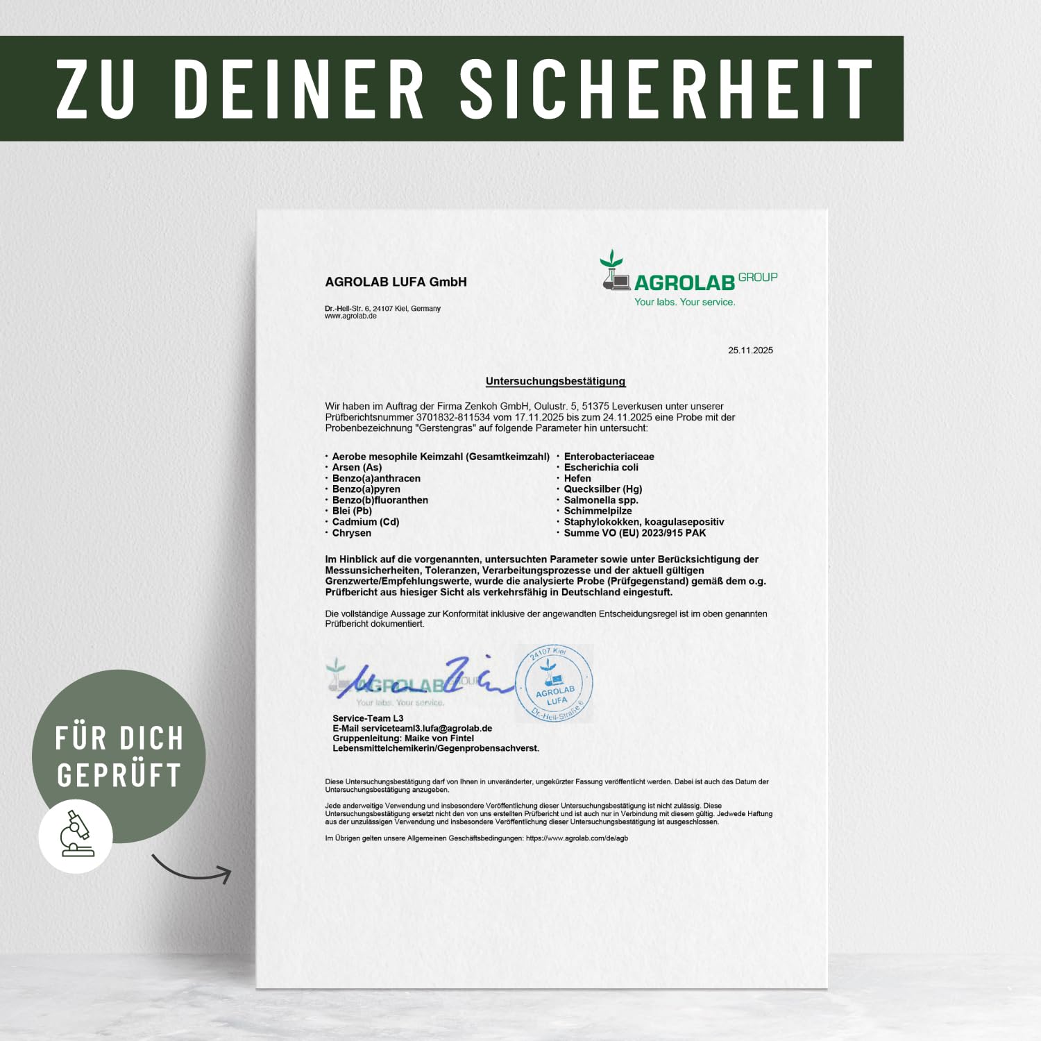 NATURTREU® Bio Gerstengras Kapseln hochdosiert, 540 Kapseln