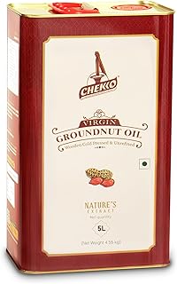 Chekko Cold Pressed Groundnut Oil 5 Litre Tin