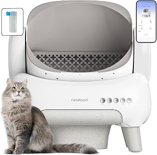 Neakasa M1 Plus Lite 全自動猫トイレ｜オープン設計 自動清掃｜大容量・アプリ管理｜密閉消臭・静音設計｜多頭飼い対応