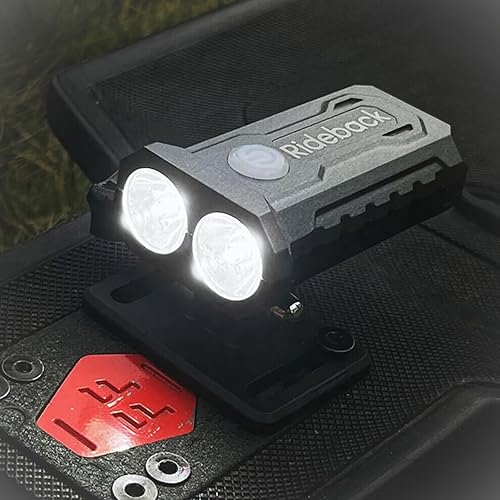Skateboard Lights - Dual Beam Front Light with Quick-Release Mount, 100 FT Visibility, USB Rechargeable, Designed for Night Riding, for Helmet,