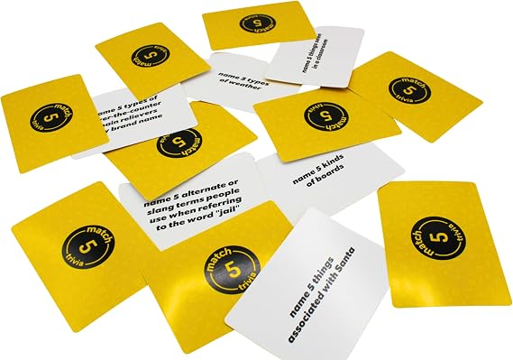 Game - Fun Family Trivia Card Game for Adults, Friends & Parties. Easy to Learn Game Night Fun. 3+ Players.