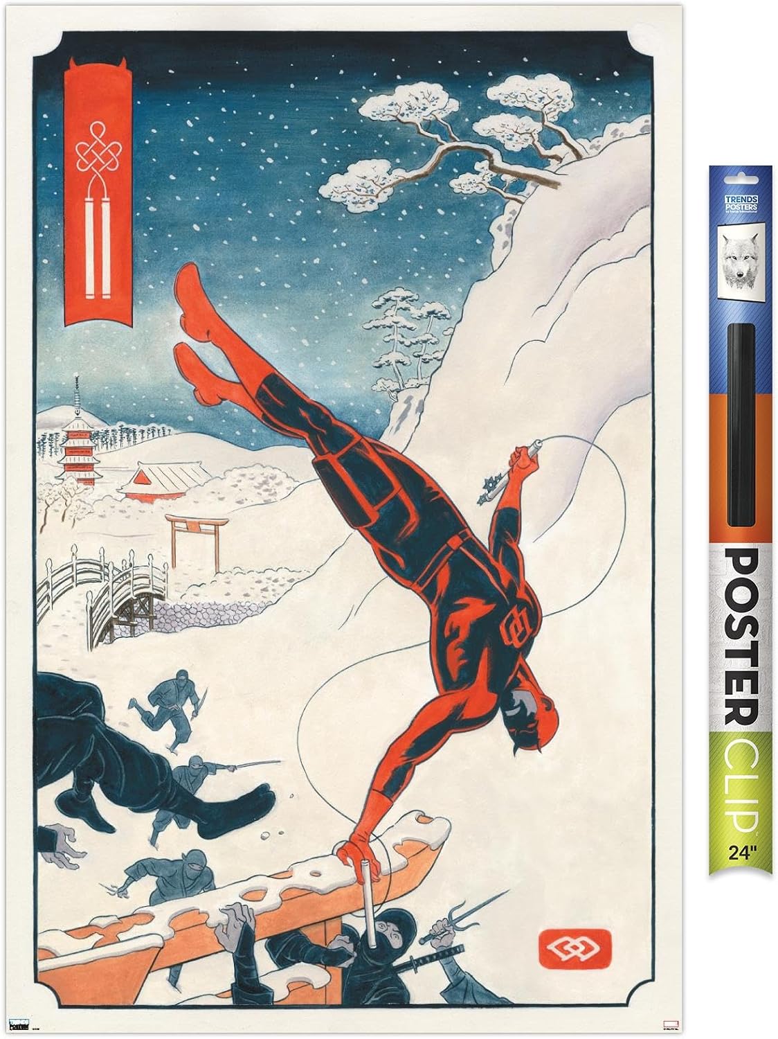 Marvel Comics Daredevil - Ninja Wall Poster, 34L" x 22.4W", Premium Unframed Version