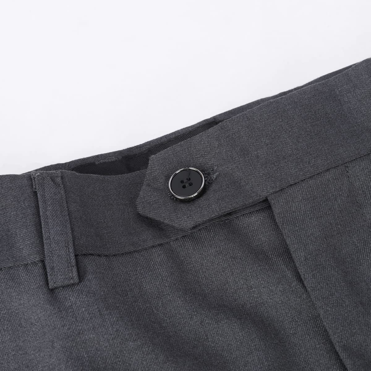 YOUTHUP Garnitury męskie slim fit 3-częściowy garnitur elegancki ślubny smoking szczyt klapa marynarka spodnie kamizelka
