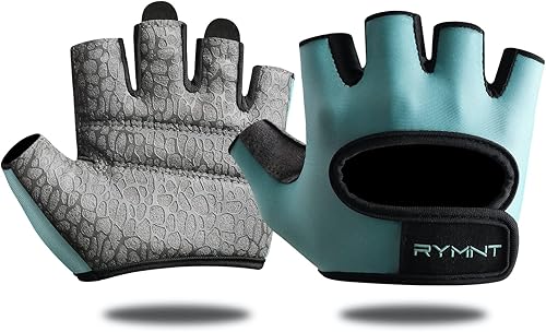 Guantes de levantamiento de peso mínimo, guantes cortos de micro entrenamiento, almohadillas de agarre con protección completa de la palma y agarre