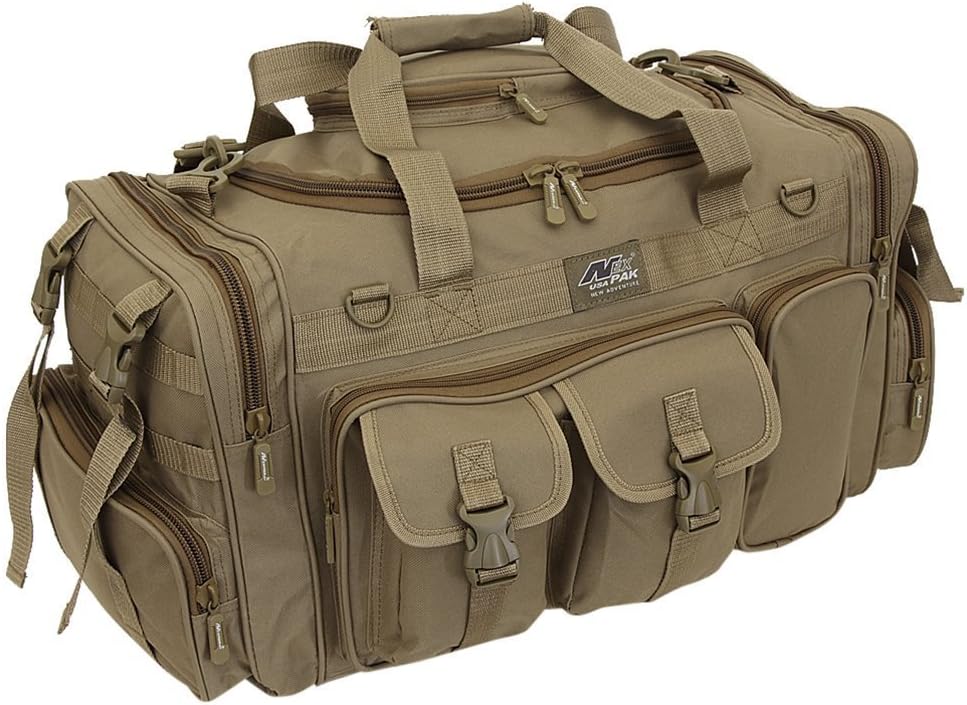 Nexpak 26" 3800cu.in Tactical Duffel Range Bag TF126 TAN