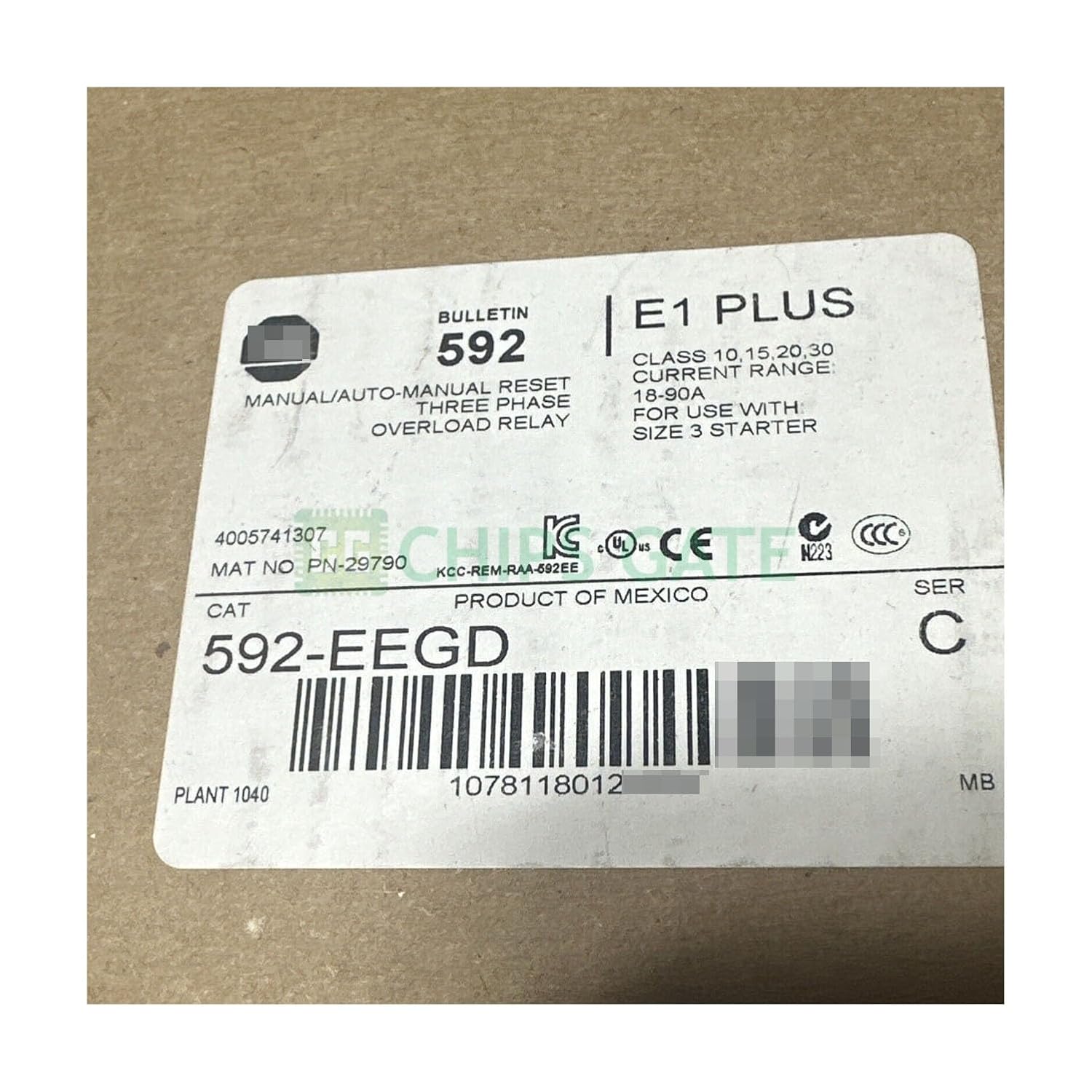 1 pc New 592EEGD 592EEGD New in Box for delivery