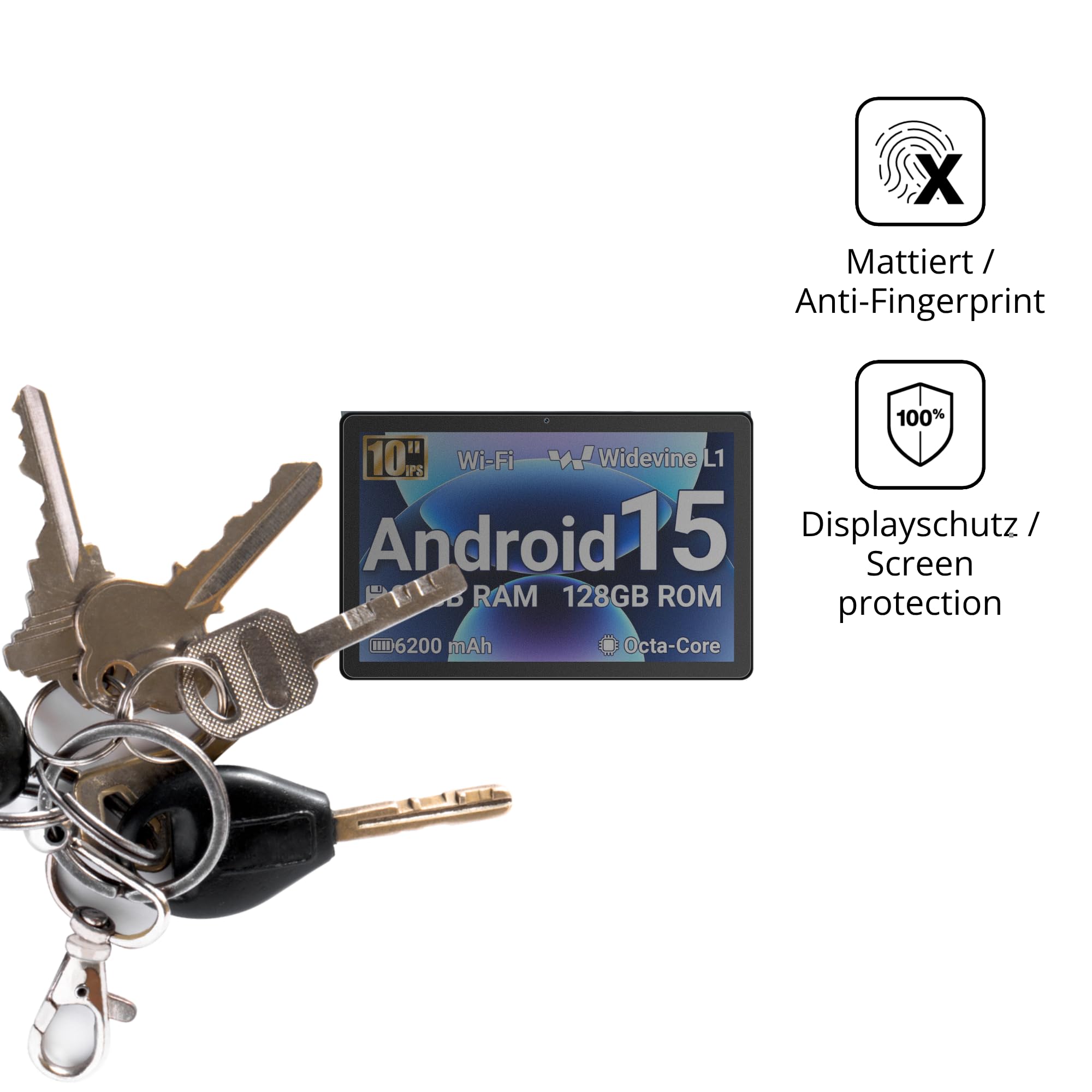 dipos Protector de Pantalla Antiespía para Vekoy G13 | Película protectora mate, filtro de privacidad 4 vías, ajuste perfecto, antiarañazos, sin burbujas, autoadhesivo