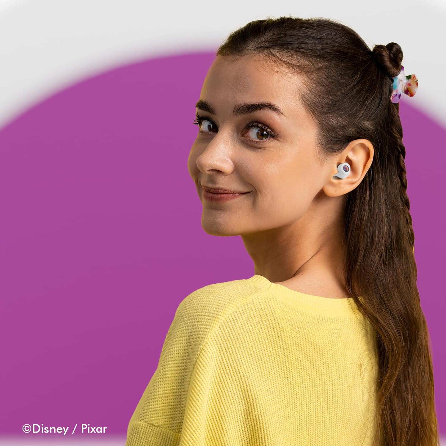 Disney and Pixar’s Inside Out 2 Bluetooth Earbuds w/Charging Case- Wireless Headphones w/Built-in Mic+ Up to 30 Hrs Playtime- Inside Out 2 Gifts for Girls, Boys, Women, Men, All Fans of Inside Out 2 - Image 7