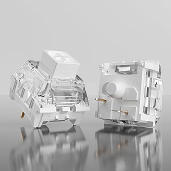 Kailh Box White Pro Clicky Mechanical Keyboard Switch with LED Diffuser
