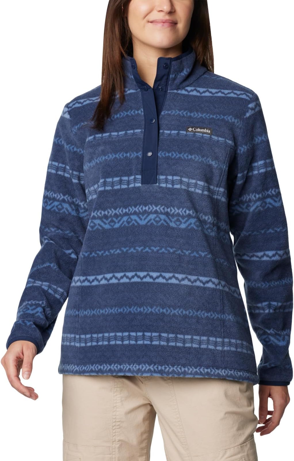Columbia Women's Benton Springs Printed Half Snap