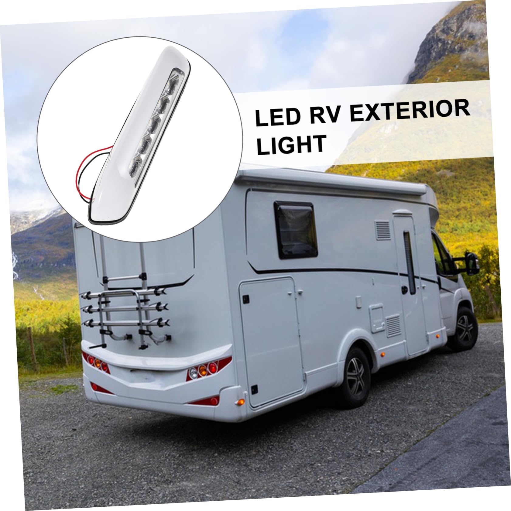 CLISPEED LED Impermeabili per Camper Illuminazione Esterna Veranda 12V Portatile Basso Consumo
