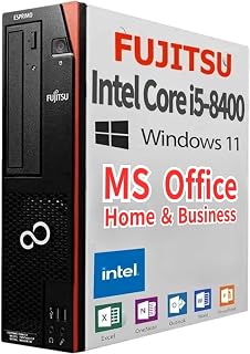 【翻新】富士通 台式电脑 D588/第8代 i5-8400/Win11 Pro/MS Office H&B 2019/wajun的wifi/Bluetooth/DVD/8GB/512GB SSD