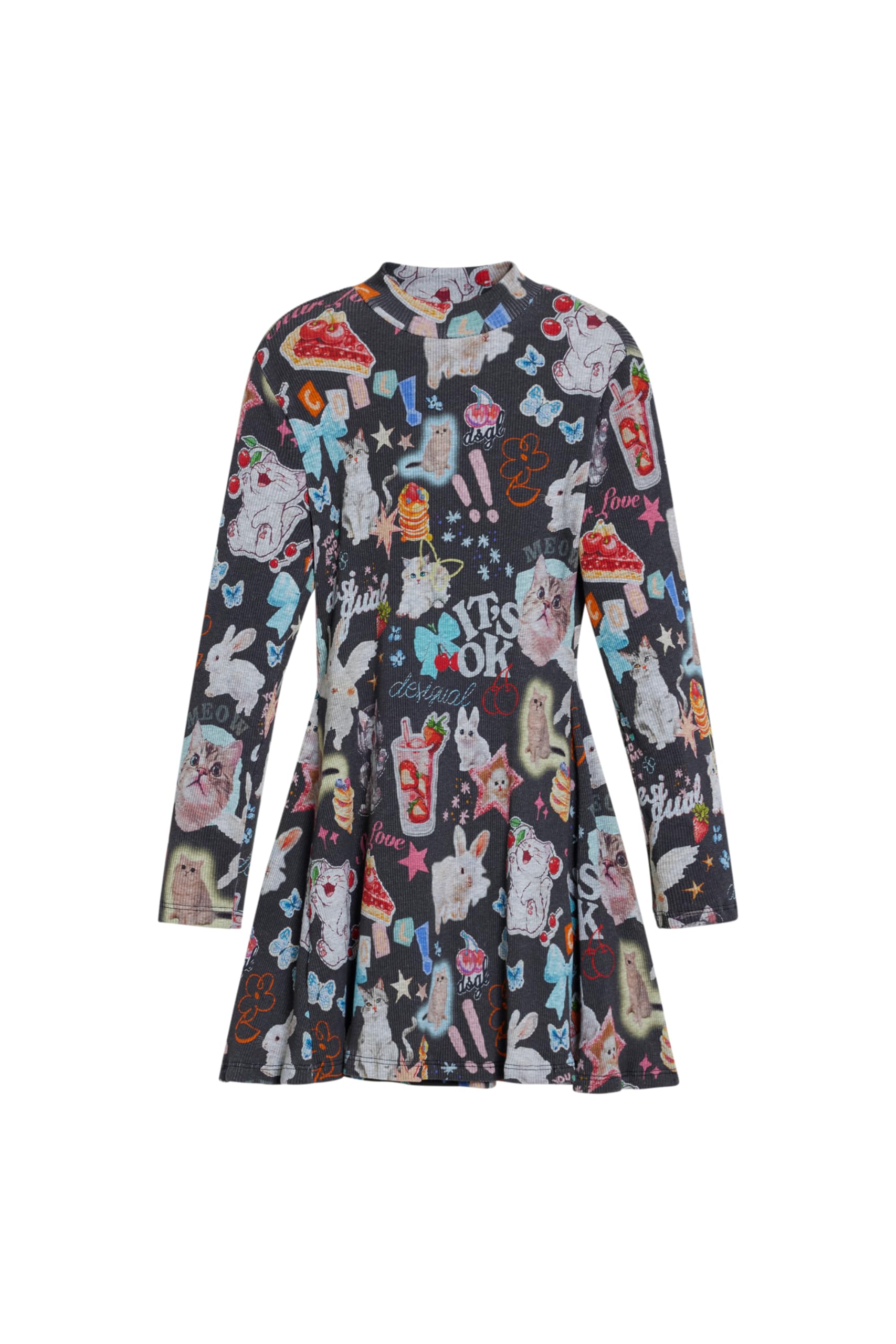 Desigual 25wgvk06 Dress Bambine e Ragazze