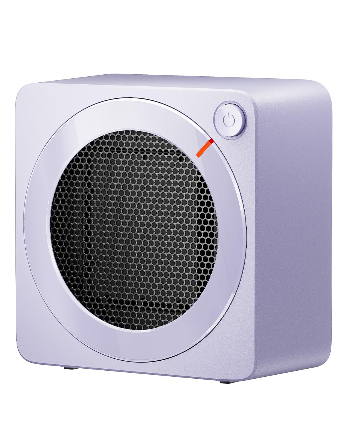 gaiatop mini space heater, lightweight ptc ceramic fast heating 500w energy efficient for indoor use, overheating & 45° tip-over protection, portable desk electric heaters for office home purple