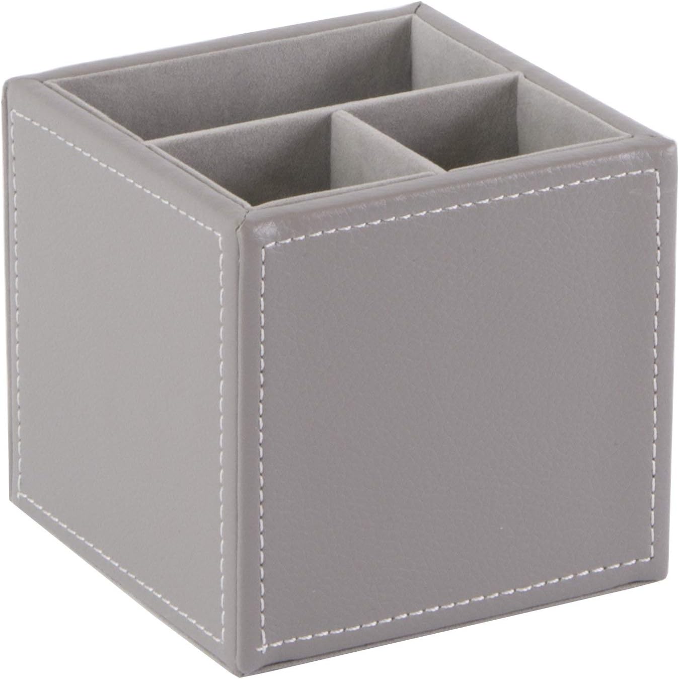 OSCO Faux Leather Drawer Organiser - Grey