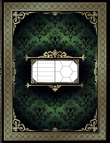 RPG Mixed Paper Notebook: College Ruled and 1" Hex Flat Topped Grid Pages: Tabletop Role-Playing Games Journal | Campaign Planner for Game Masters