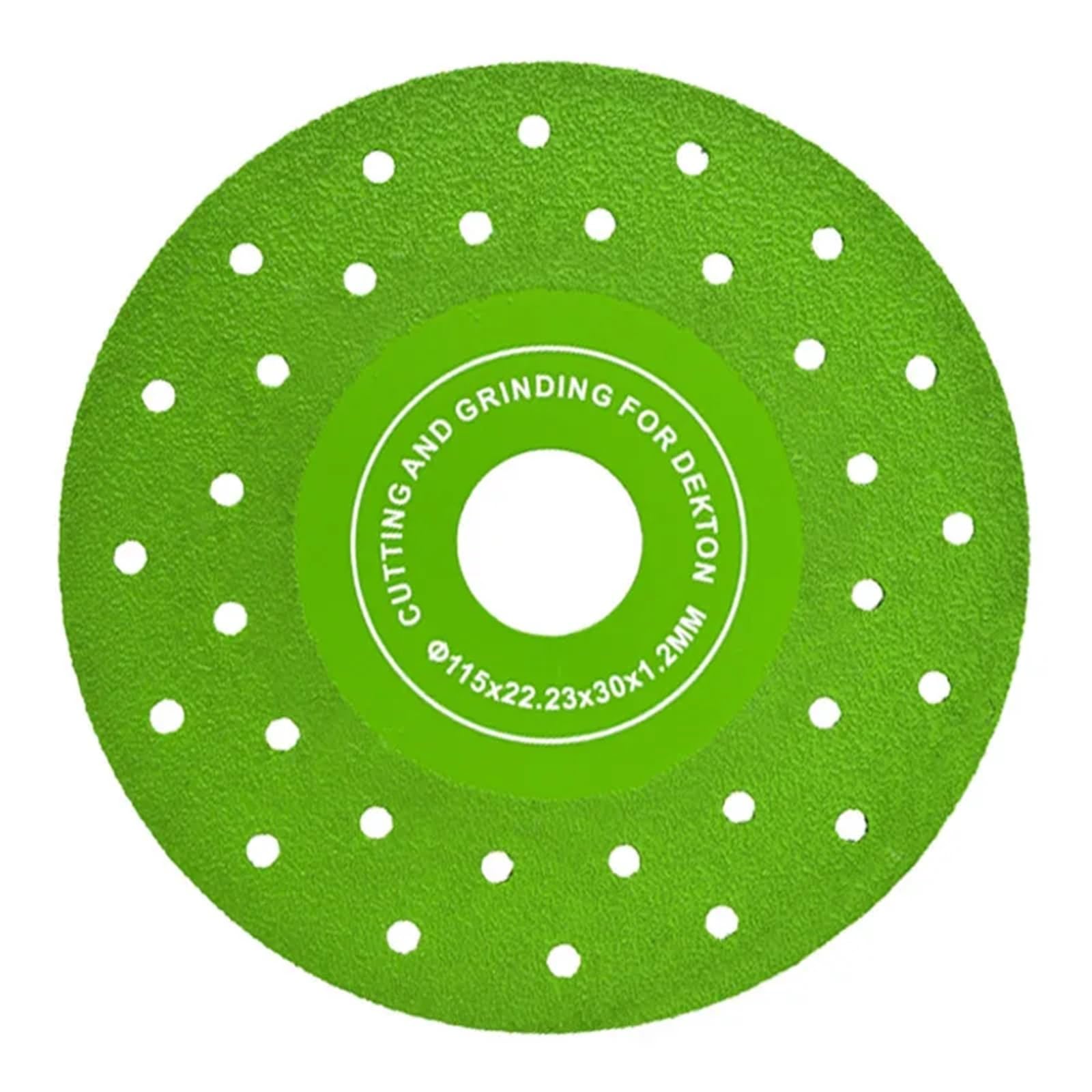 Tarcza do szlifowania płyt skalnych Tarcza szlifierska do cięcia zielonego diamentu Płytka stalowa Szkło ceramiczne 1 mm 7/8 cala Opakowanie 3 5 10 sztuk(10 PC)