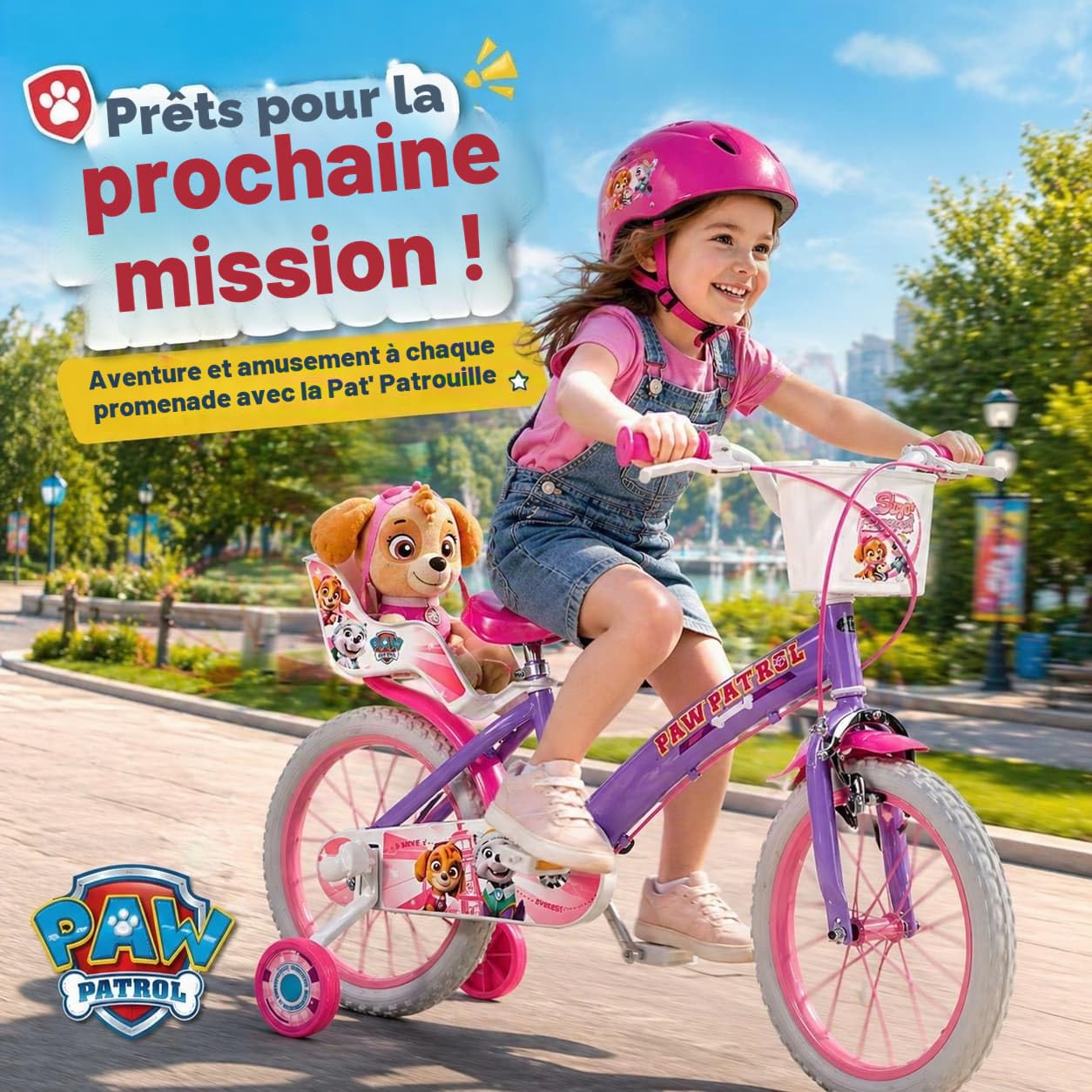TOIMSA Vélo 16" Paw Patrol Fille