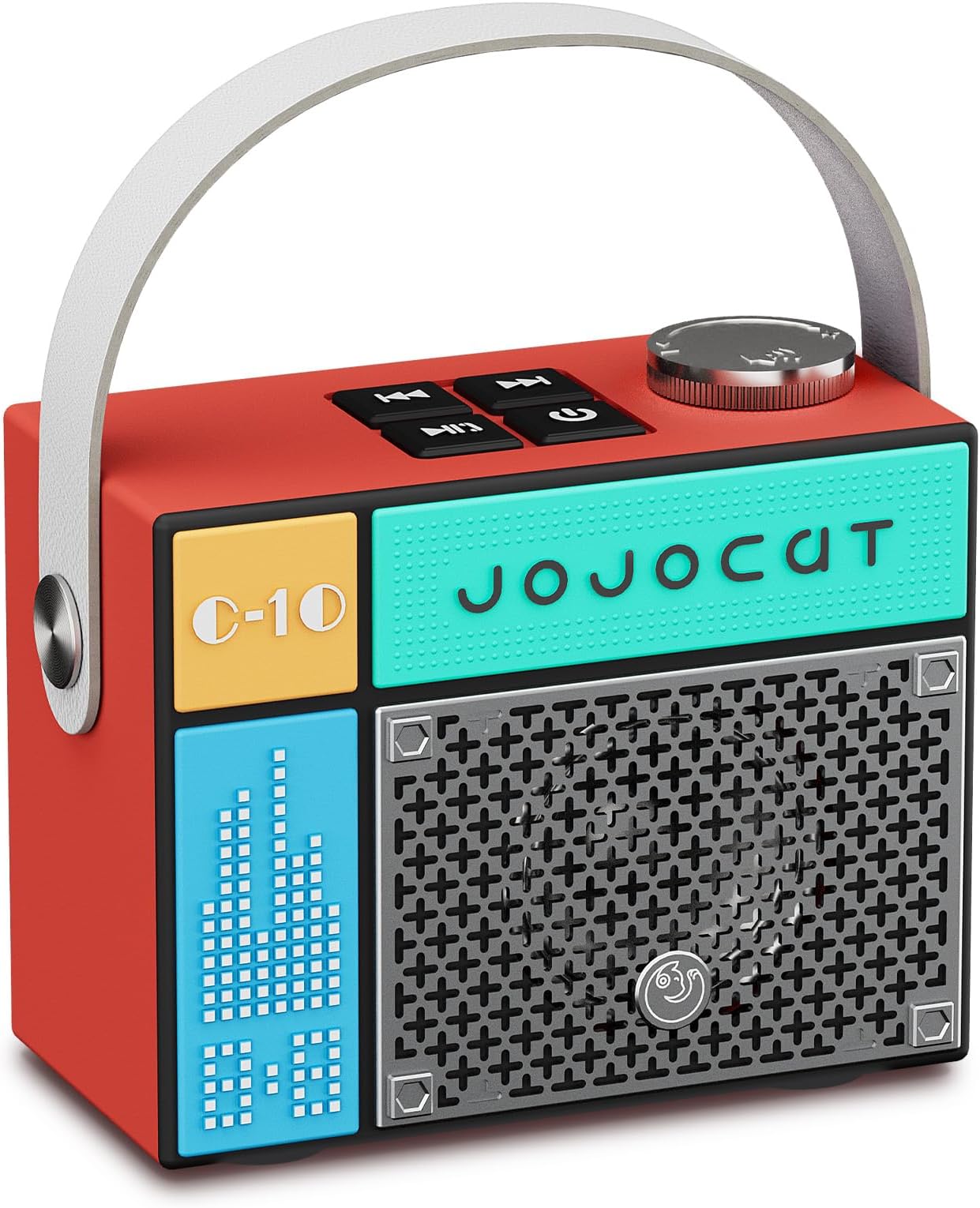 Mini Bluetooth Speaker, Cute Bluetooth Speaker, 5W Cool Tiny Retro Speaker with TF Card Support, Bluetooth 5.1,Compact Portable Speaker for Home Office Desk Decoration, Gift