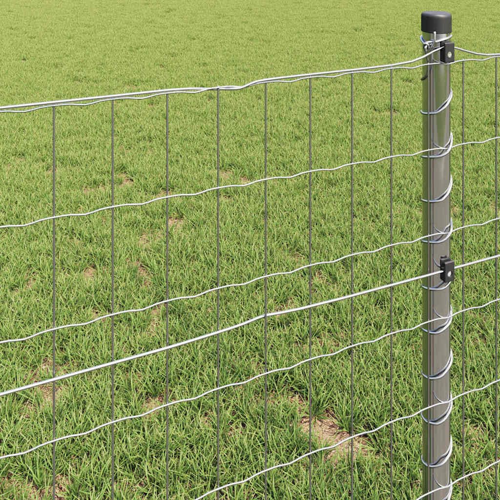 Ogrodzenie euro, 1 x 25 m, żelazo powlekane PCW, wytrzymałe ogrodzenie ogrodowe do użytku na zewnątrz, bariera dla zwierząt, łatwy montaż, wysokość 100 cm