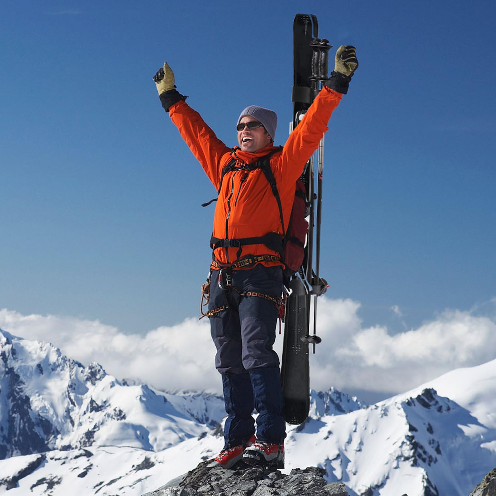 Sangle de Ski Réglable, Porte-Ski, Bandoulière, Accessoires Ski