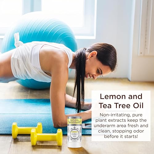 Miniatura 6 de Lavanila Desodorante natural sin aluminio para niñas, vainilla coco + Sport Luxe (2 onzas cada uno)  The Healthy Deodorant  Barra sólida, vegano