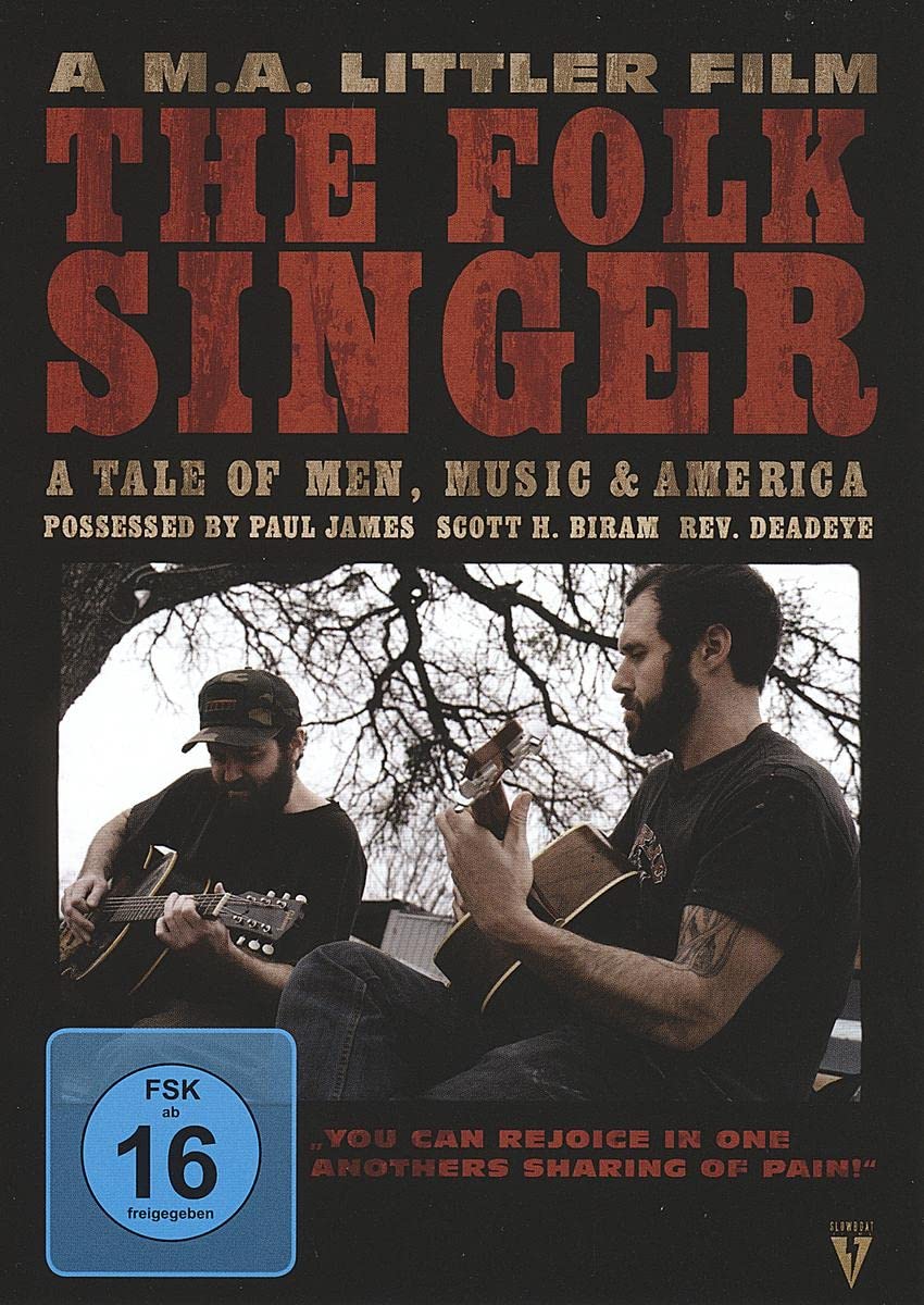 DVD The Folk Singer un relato sobre musica en Estados Unidos con CD
