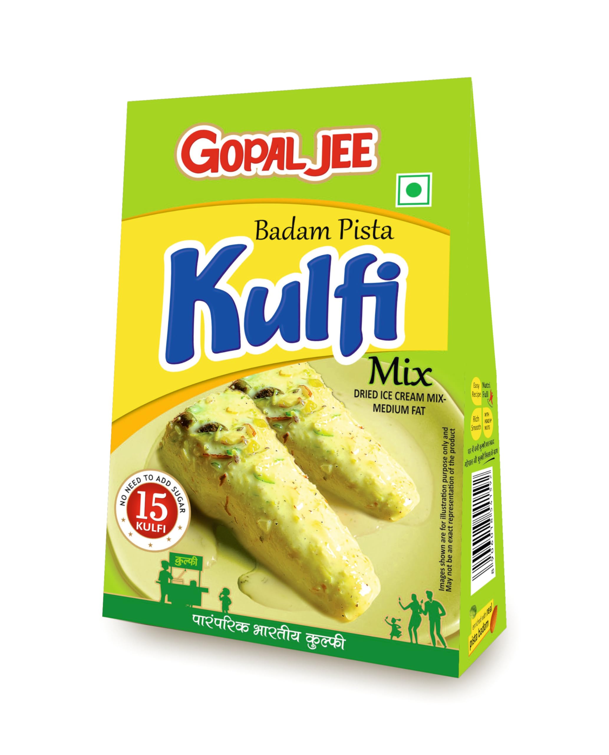 GOPAL JEE Kulfi Mix Powder (Badam, Pista Flavour) 150 Gram-picture-19