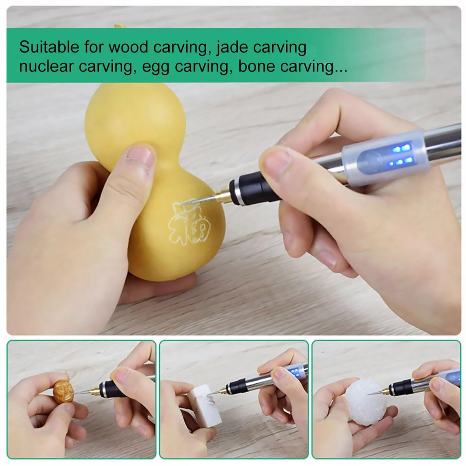 DIY Electric Engraver Engraving Pen Tool Mini for Jewelry Glass Wood