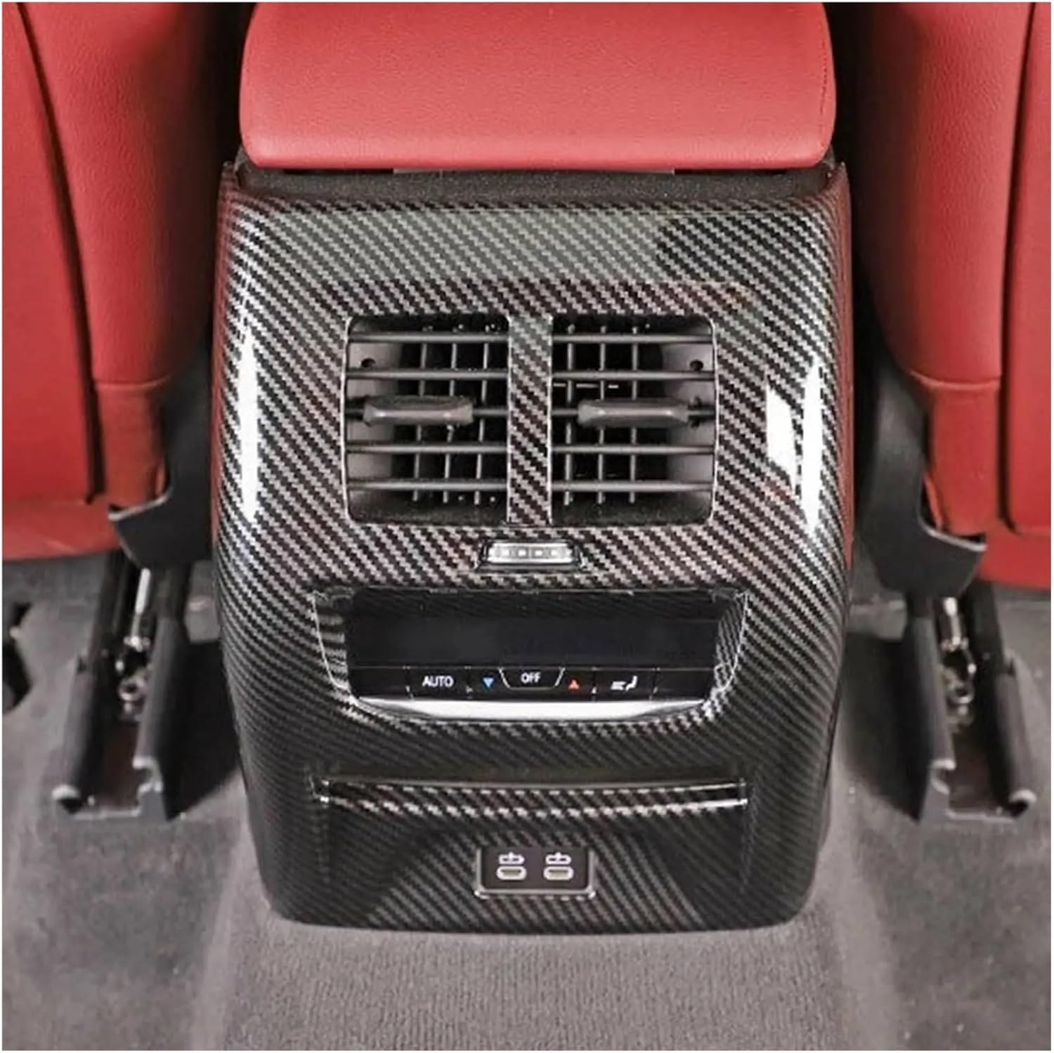 Car Decorative Accessories Conditioner Rear Outlet Vent Panel Cover Kick Plate Compatible for X3 IX3 2022-2023