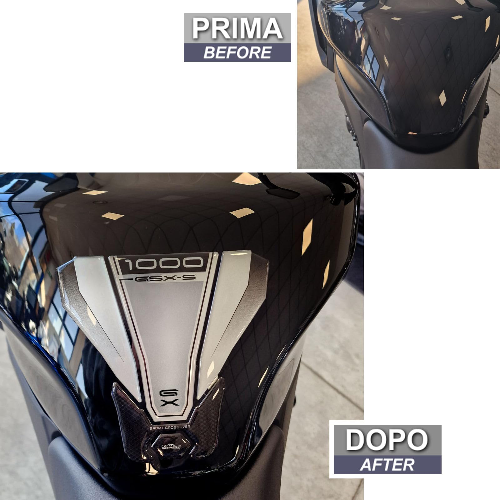 3d Motorcycle Stickers Tank Pad Protector Compatible Suzuki GSX-S 1000 - View #10