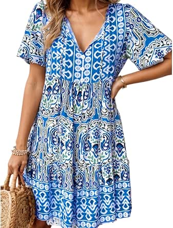 OWNGIGI Women's Sleeveless V-Neck Boho Maxi Dress – Lace Detail, Casual Beach & Party Long Dress – Polyester, Multiple Sizes