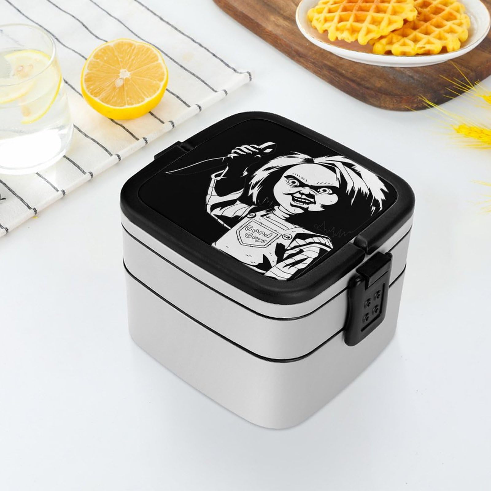 Amazon | 弁当箱 チャッキー チャイルドプレイ ホラー映画 二段 保温