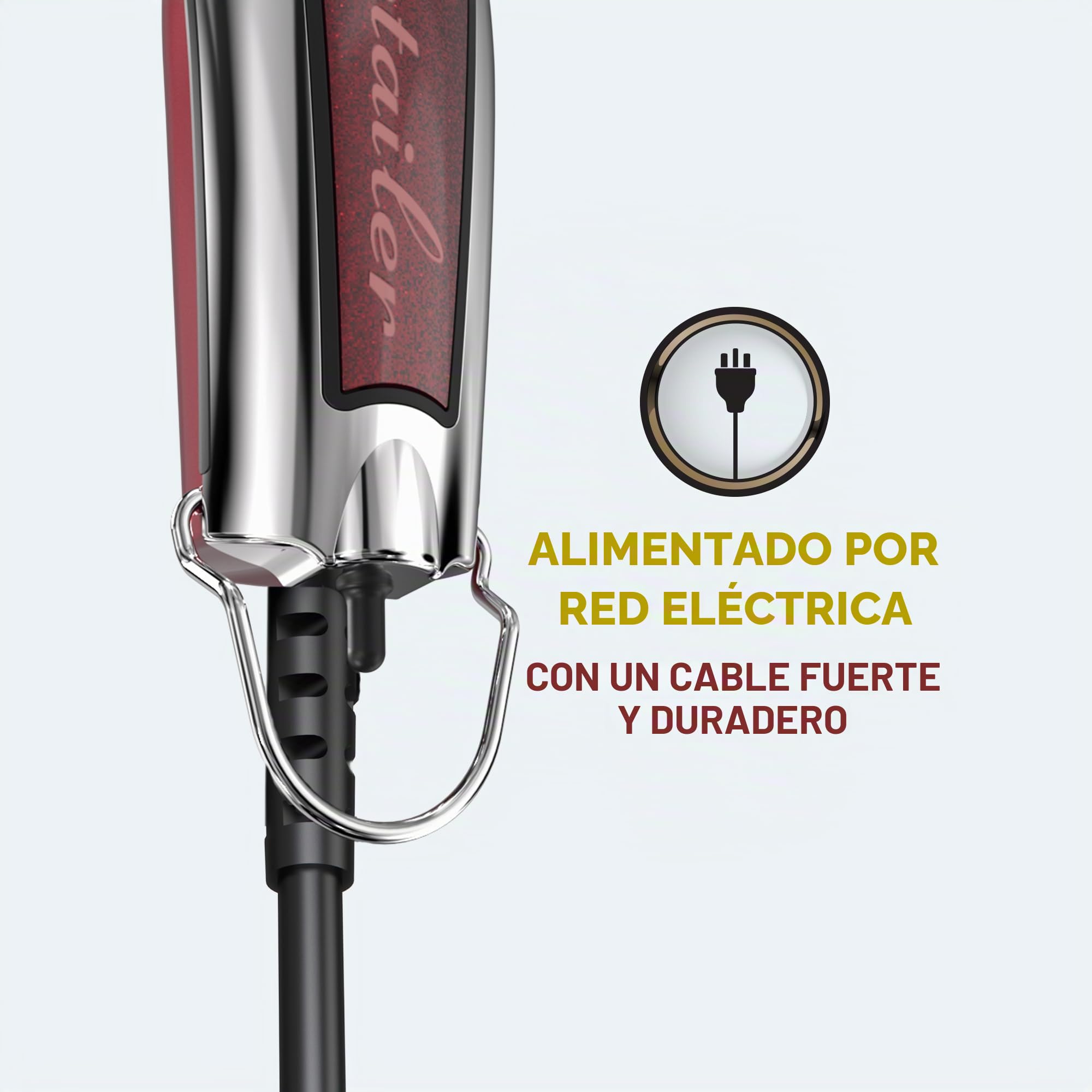 Wahl Detailer - Recortadora de corriente alterna con hoja extra ancha